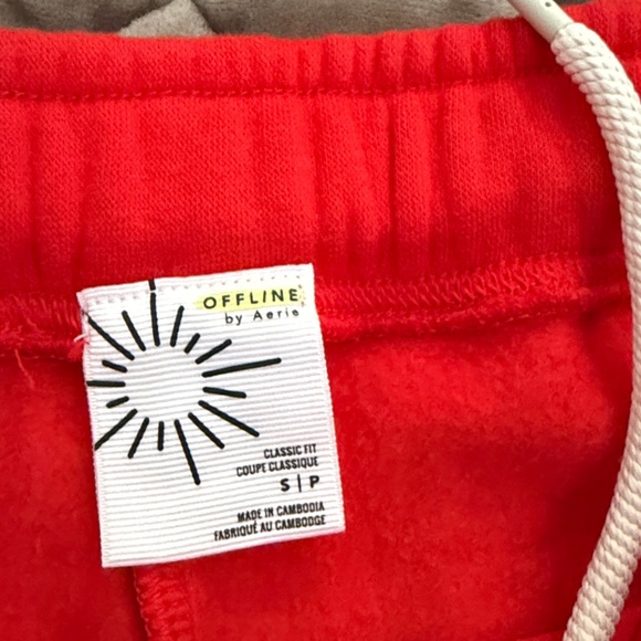 Aerie wide leg joggers like new great color - Picture 4 of 4